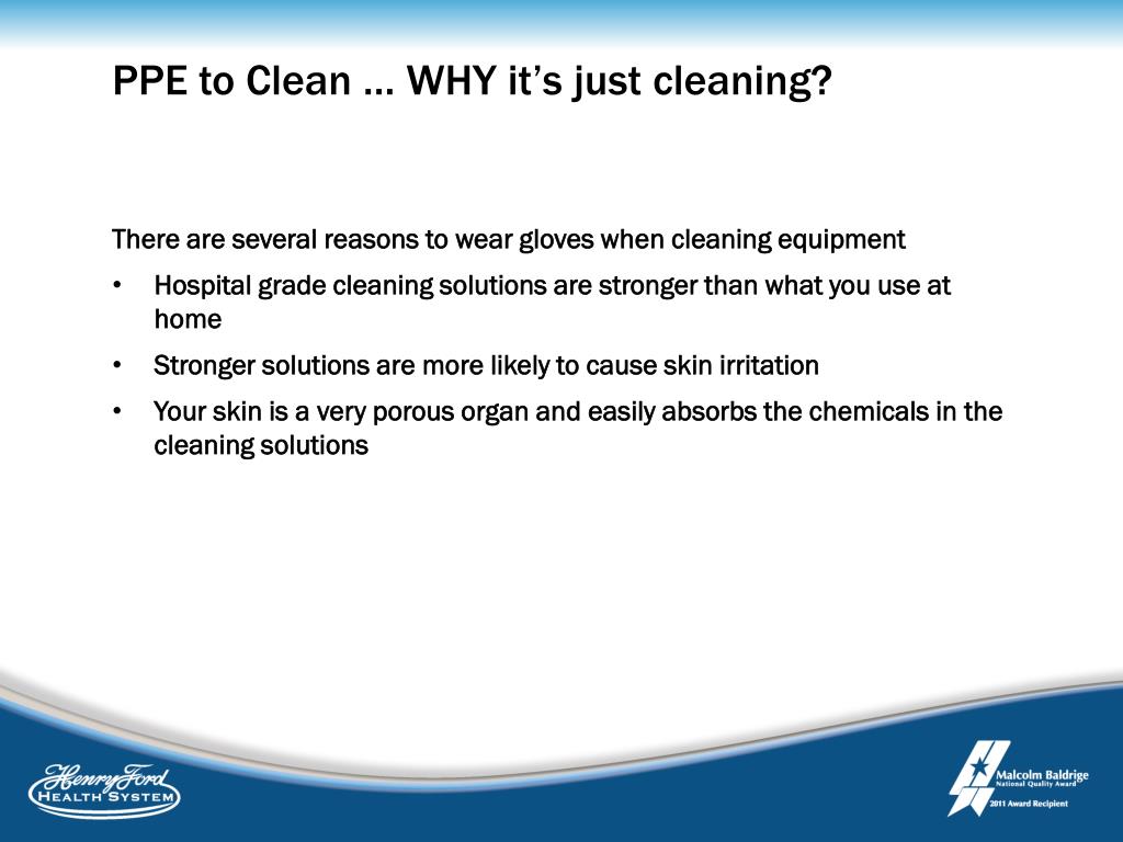 PPT - Cleaning and Disinfection in the Ambulatory Care Setting ...