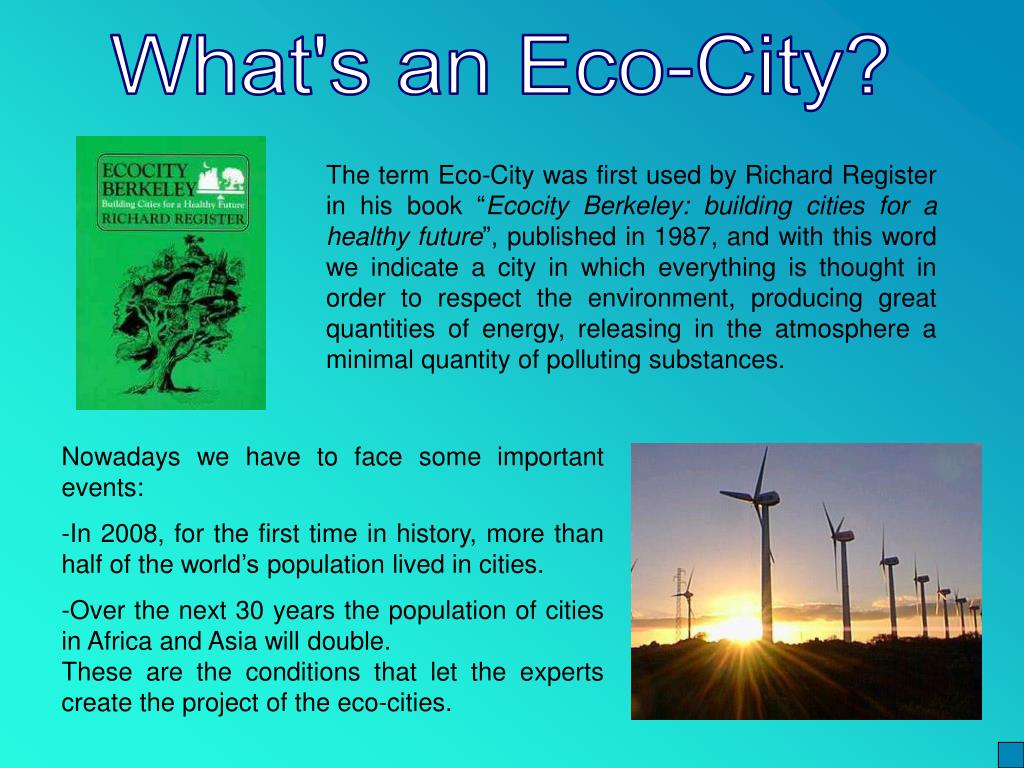 presentation about eco city