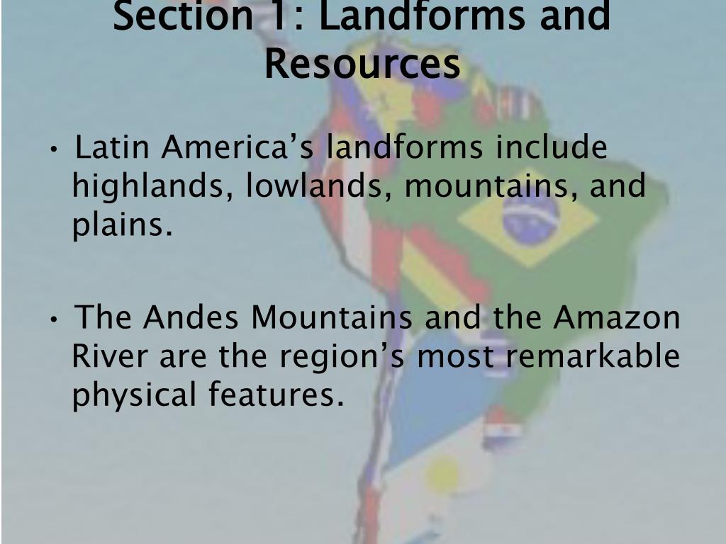 PPT - Physical Geography of Latin America: From the Andes to the Amazon 