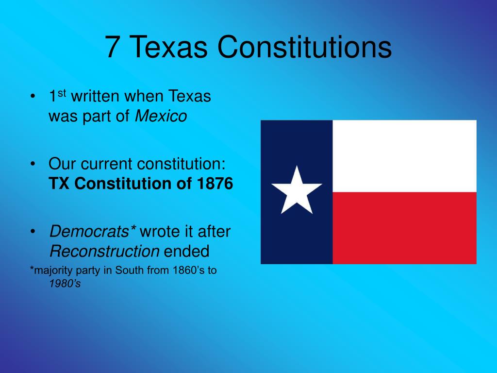 PPT The Texas Constitution PowerPoint Presentation, free download