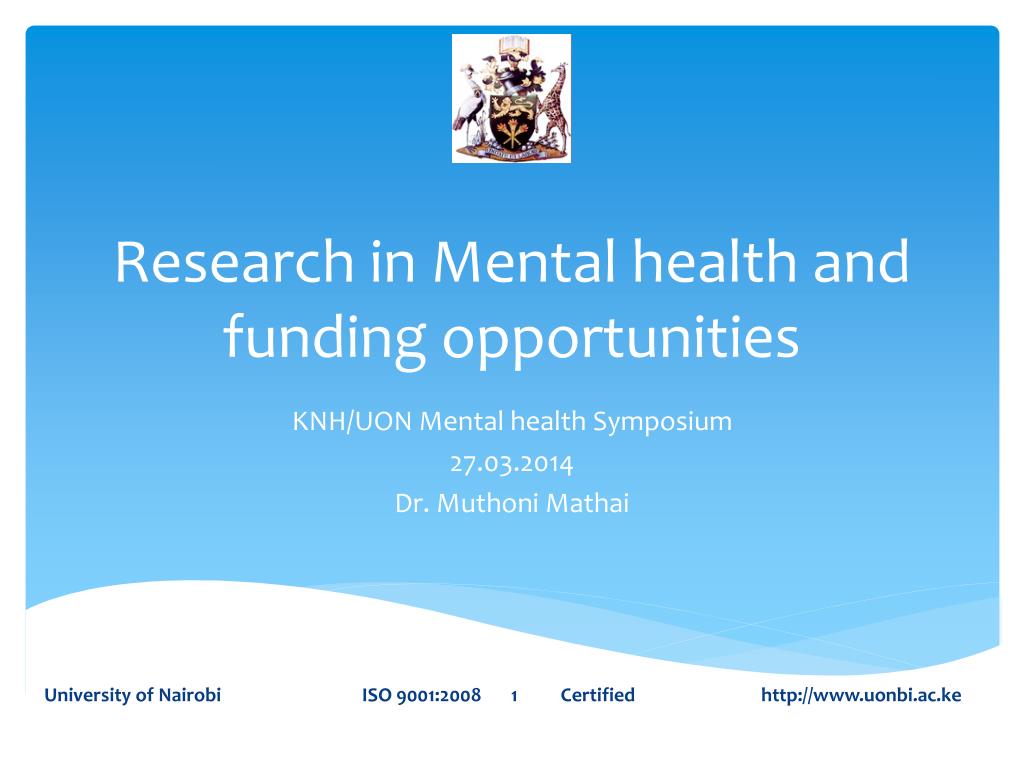 mental health research funding opportunities