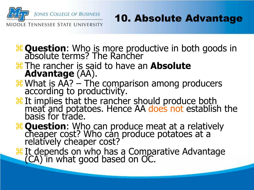 PPT - Trade-offs, Comparative Advantage, Market System PowerPoint  Presentation - ID:5504757
