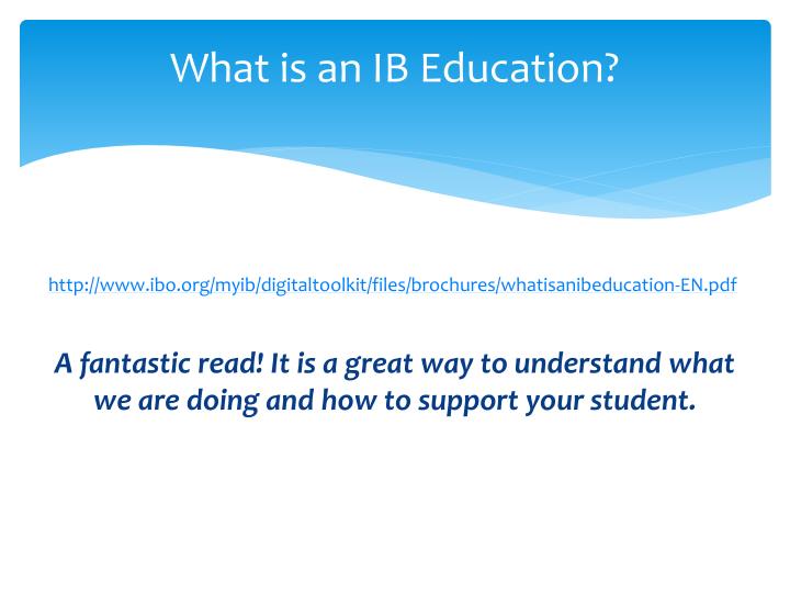 PPT IB MISSION STATEMENT PowerPoint Presentation ID5504901