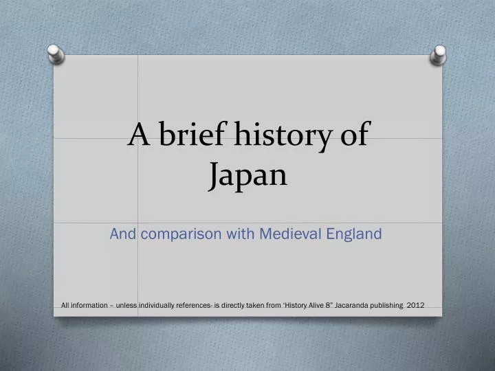Ppt a brief history of japan powerpoint presentation free download 