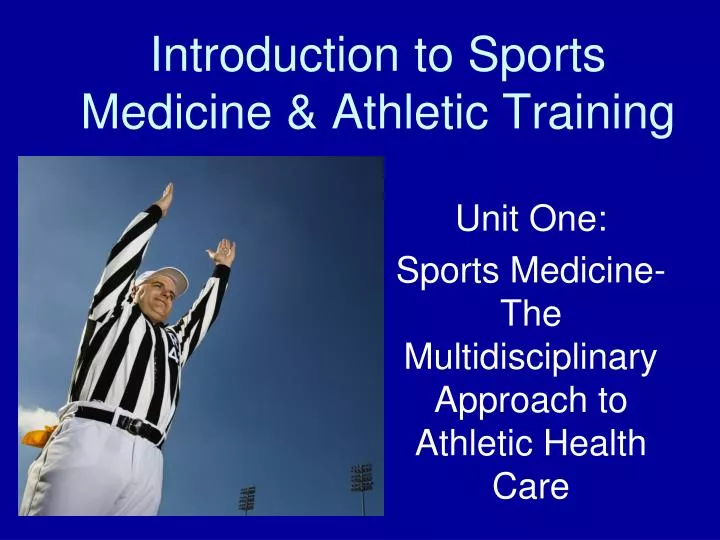 sports medicine presentation topics