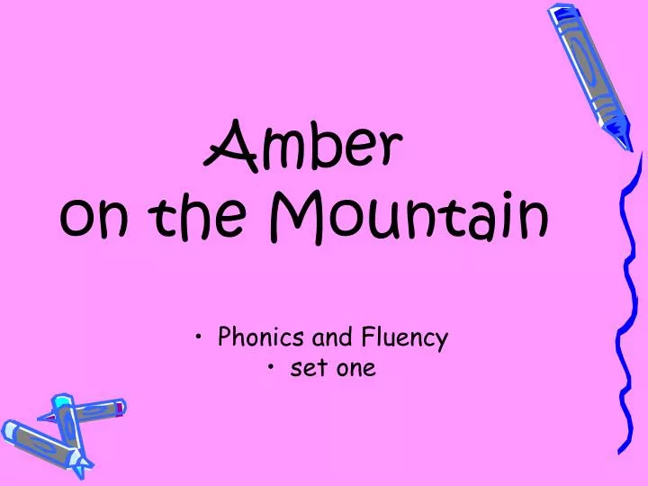 amber on the mountain n.