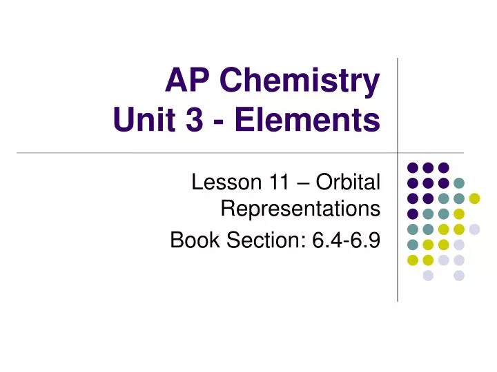 ap chemistry unit 3 elements n.