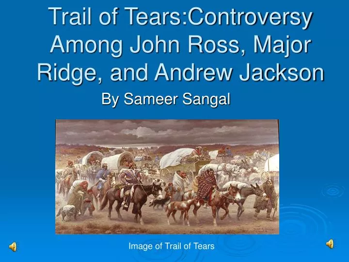andrew jackson trail of tears quote