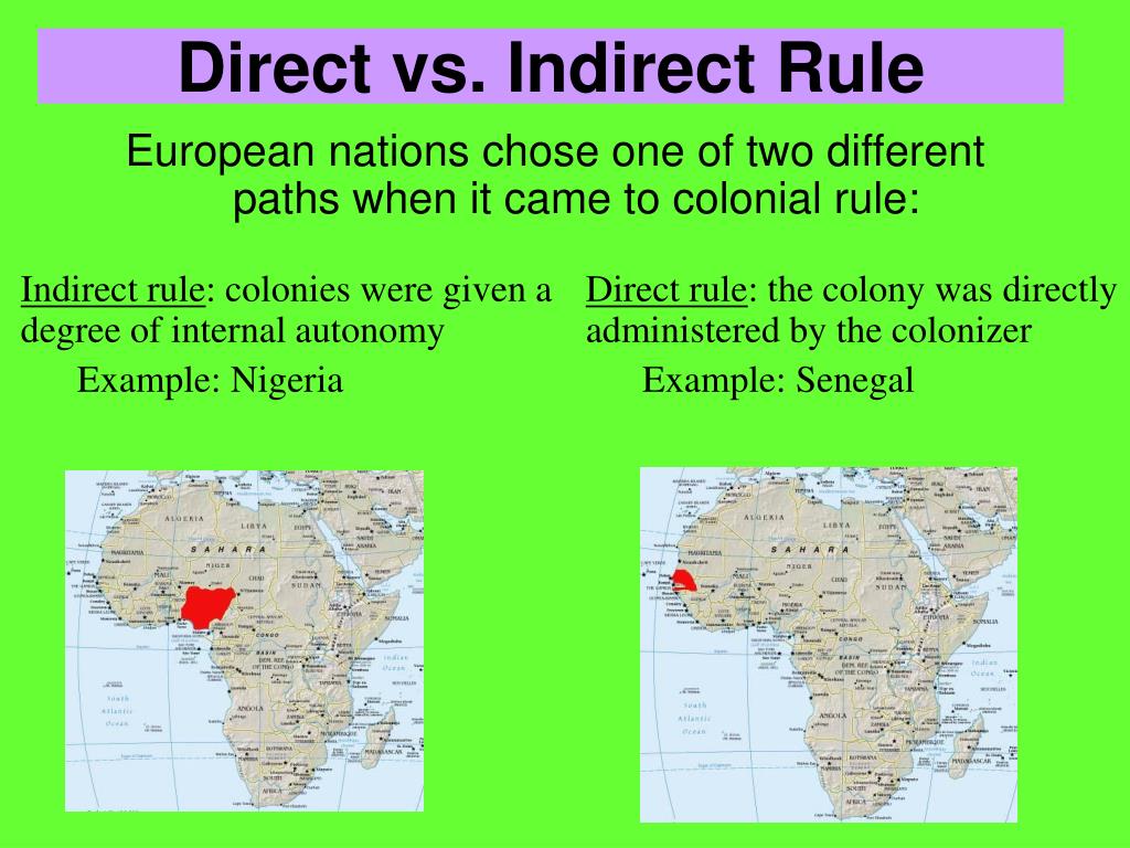 indirect rule definition