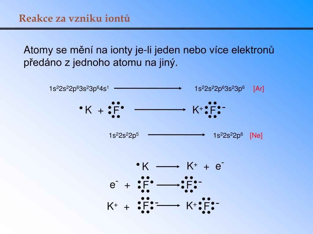 Atomy Dążą Do Uzyskania Oktetu Elektronowego Czyli PPT - Valenční elektrony a chemická vazba PowerPoint Presentation, free