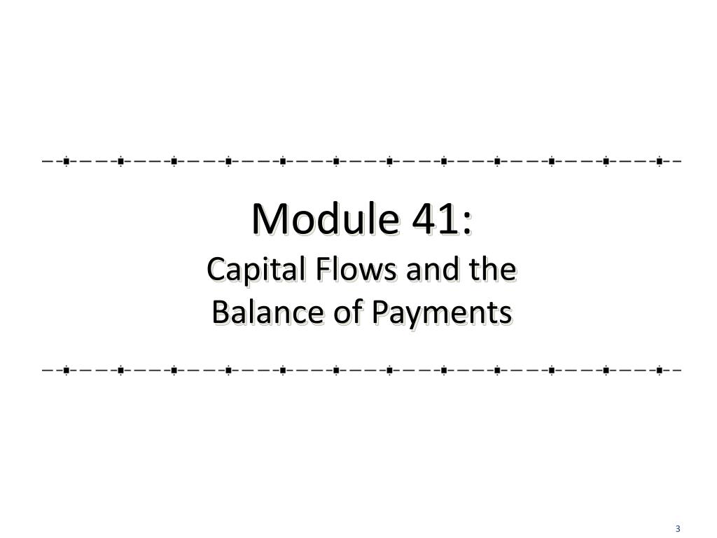 The Balance of Payments and Capital Flows 