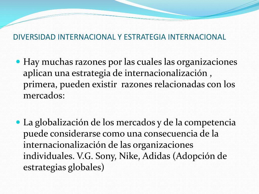 PPT - ESTRATEGIA EN EL AMBITO CORPORATIVO E INTERNACIONAL PowerPoint  Presentation - ID:5509588
