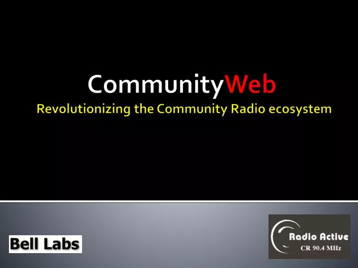 community web revolutionizing the community radio ecosystem n.