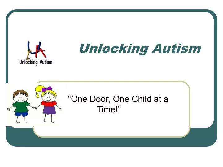 unlocking autism n.