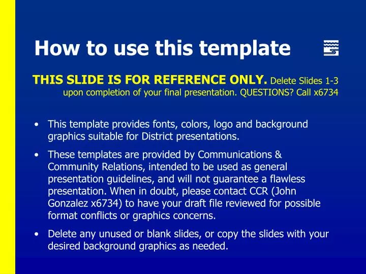 how to use this template n.