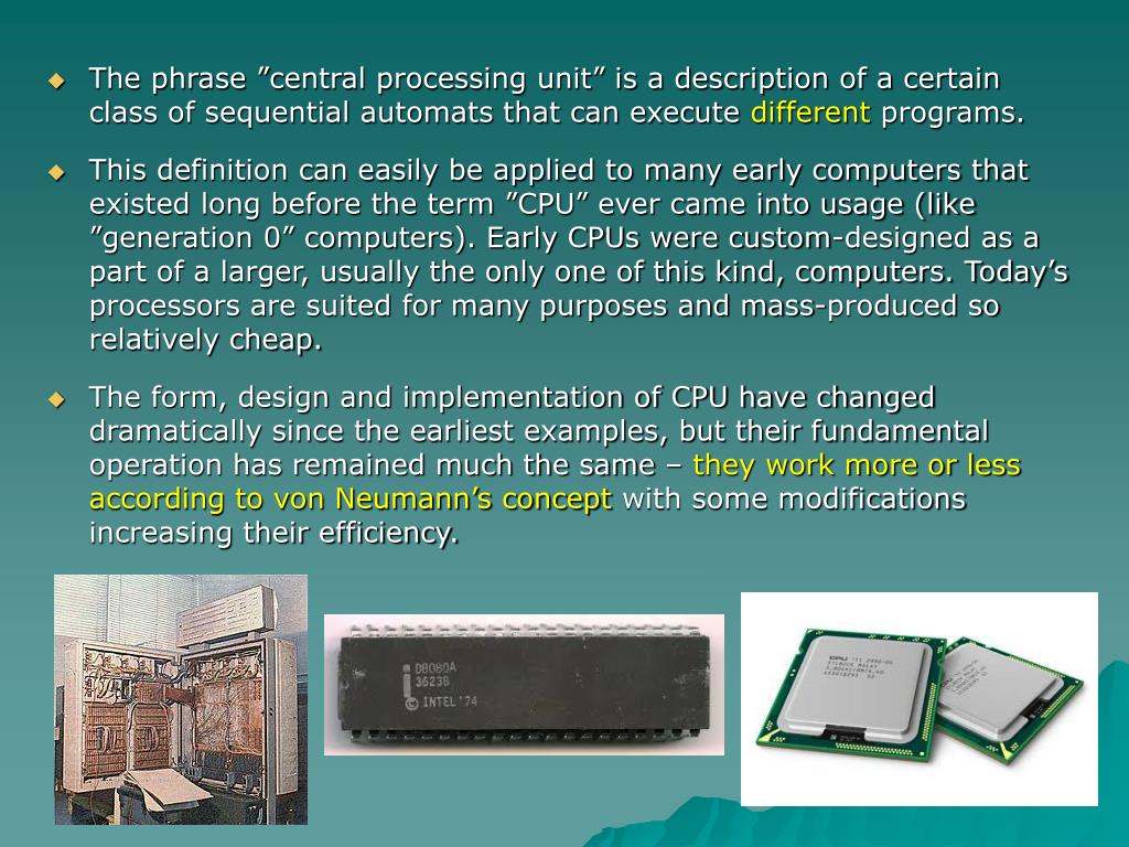 PPT - Hardware structures – Central Processing Unit (CPU). PowerPoint  Presentation - ID:5511882