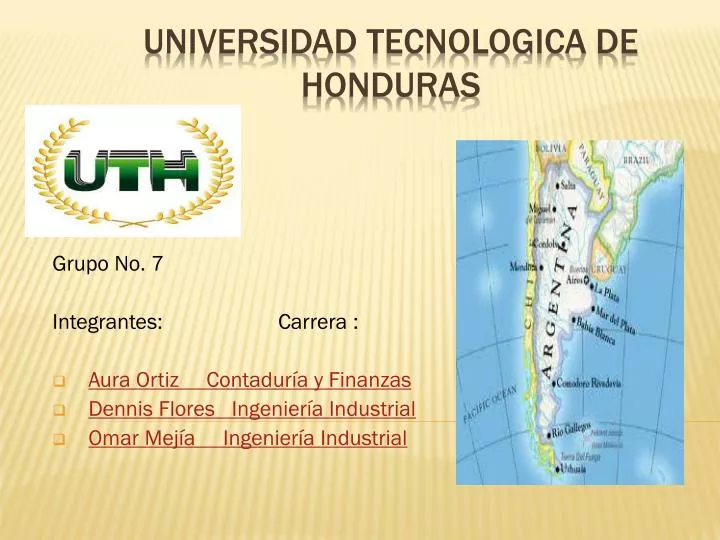 PPT - UNIVERSIDAD TECNOLOGICA DE HONDURAS PowerPoint Presentation, free  download - ID:5512594