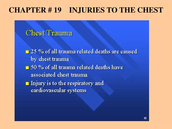 PPT CHAPTER 19 INJURIES TO THE CHEST PowerPoint Presentation, free