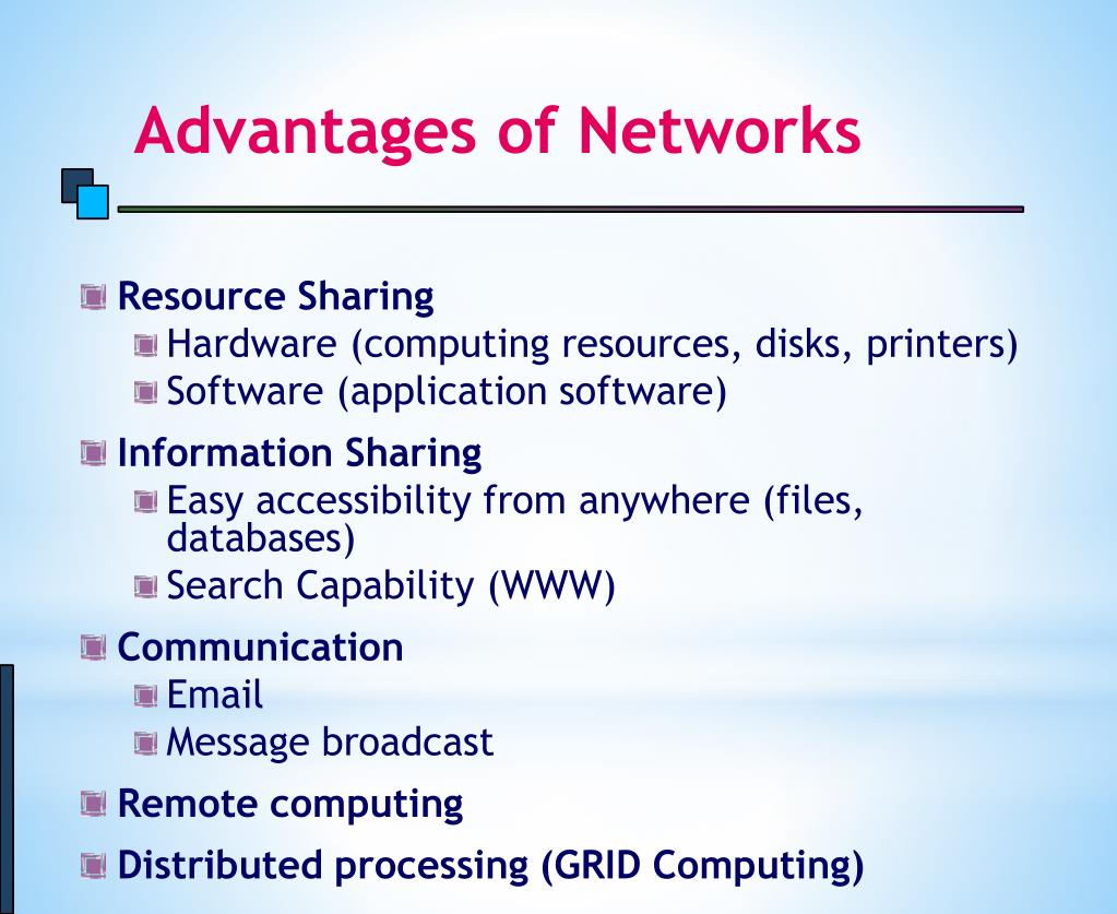 presentation on importance of computer networking