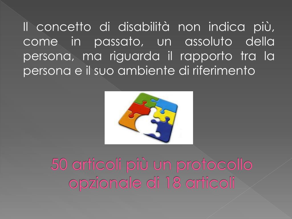 Convenzione Onu Sui Diritti Delle Persone Con Disabilità Riassunto PPT - Convenzione sui diritti delle persone con disabilità PowerPoint