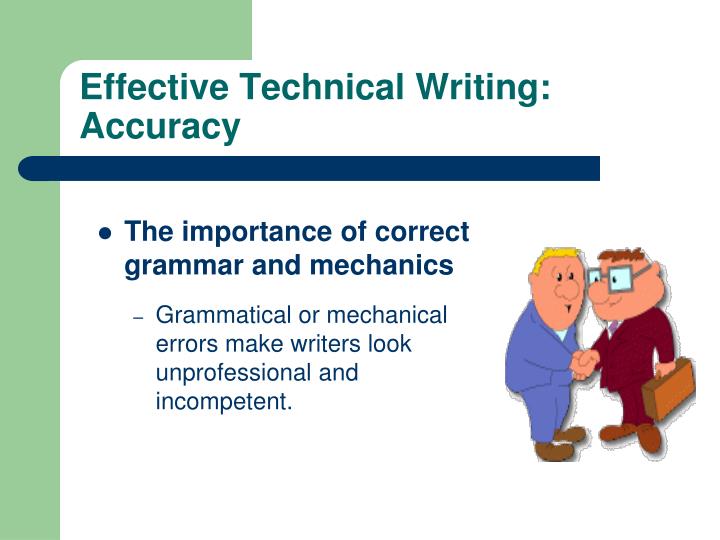 technical accuracy in creative writing