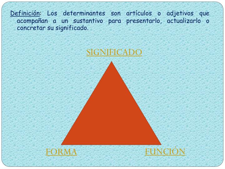 PPT - LOS DETERMINANTES PowerPoint Presentation - ID:5516360