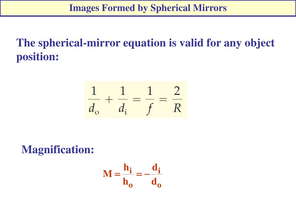 PPT Mirrors and Lenses PowerPoint Presentation, free download ID