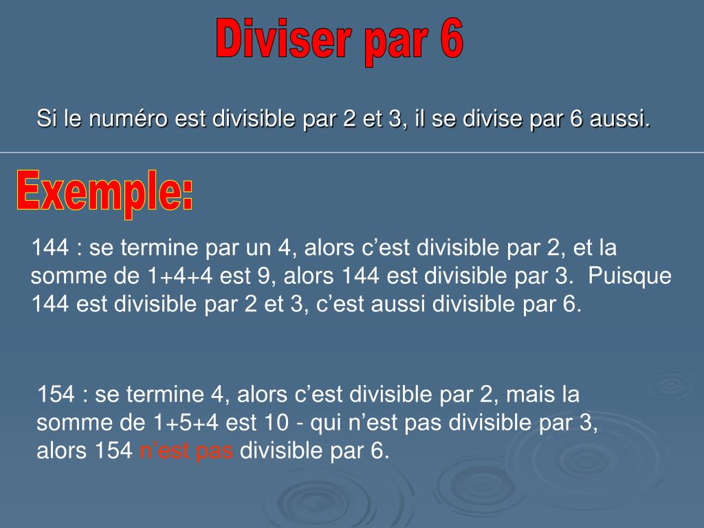 157 326 Est Il Divisible Par 9 PPT - Les règles de divisibilité PowerPoint Presentation, free download