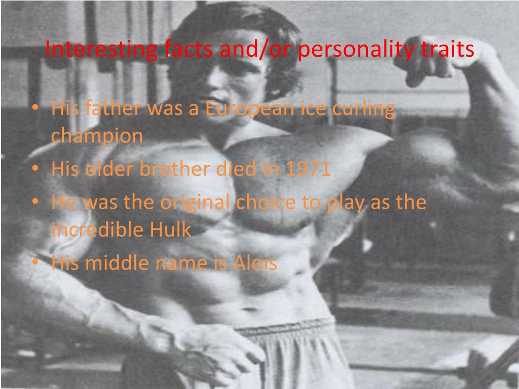 PPT - Arnold Schwarzenegger PowerPoint Presentation, free download - ID
