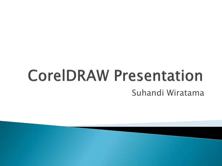 presentation on corel draw