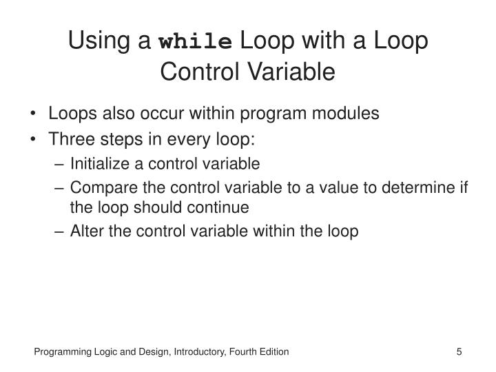 PPT - Programming Logic and Design Fourth Edition, Comprehensive ...