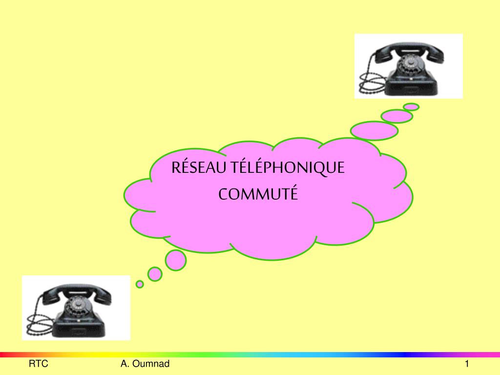 PPT - RÉSEAU TÉLÉPHONIQUE COMMUTÉ PowerPoint Presentation, free download -  ID:5519286