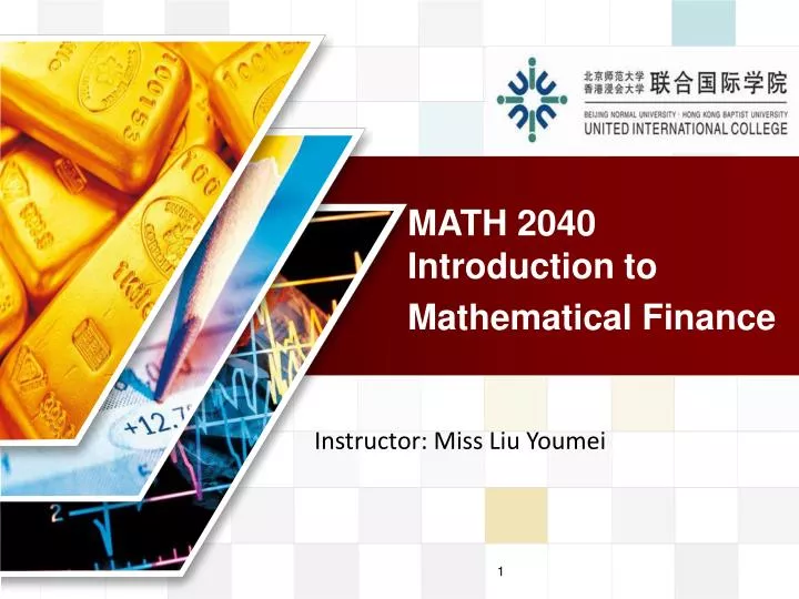 math 2040 introduction to mathematical finance n.