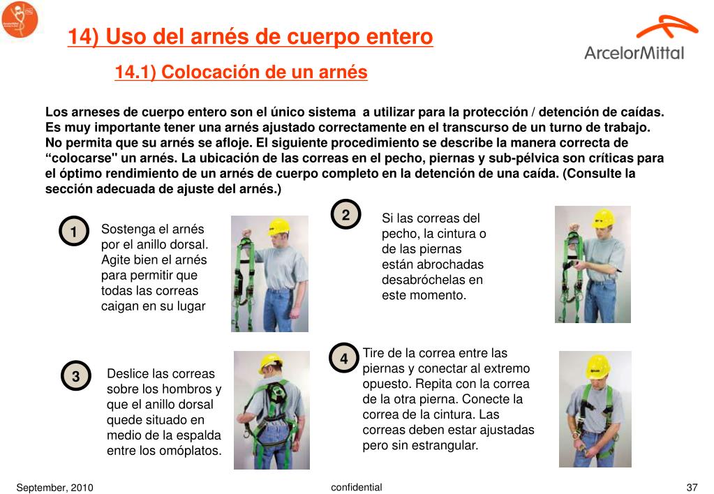 المروحة المصحف في معظم الحالات uso correcto arnes de seguridad -  marmiegraniti.net