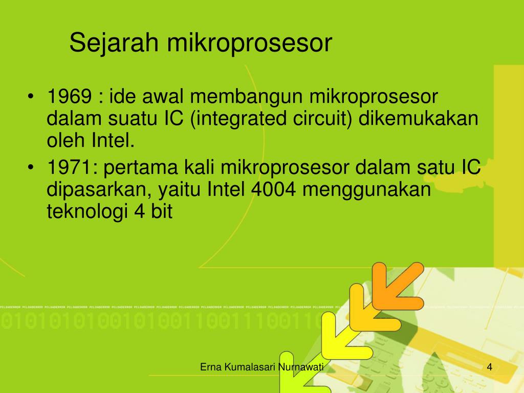 PPT Peranan dan Sejarah Mikrokontroler PowerPoint  