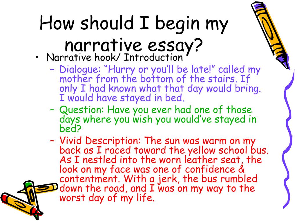language narrative essay
