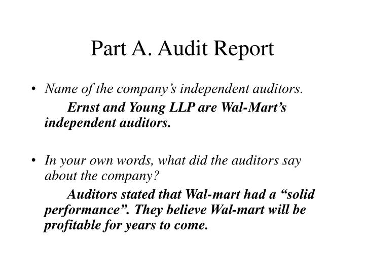 a look at the strategic audit of wal mart Whole foods strategic audit 4• should they look at implementing all suppliers to a store or a subset of suppliers wal mart strategic audit-- final edit. a look at the strategic audit of wal mart Whole foods strategic audit 4• should they look at implementing all suppliers to a store or a subset of suppliers wal mart strategic audit-- final edit.