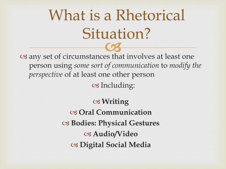  What Is A Rhetorical Situation In Writing How To Write An Essay On A 