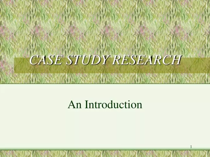 case study research n.