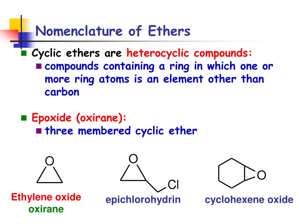 nomenclature of ethers ppt