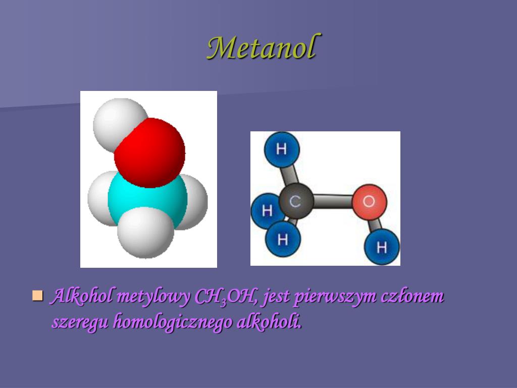 Jak Odróżnić Alkohol Metylowy Od Etylowego PPT - Alkohol PowerPoint Presentation, free download - ID:5525508