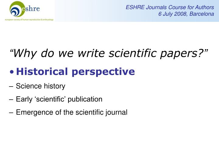 Why do we write essays