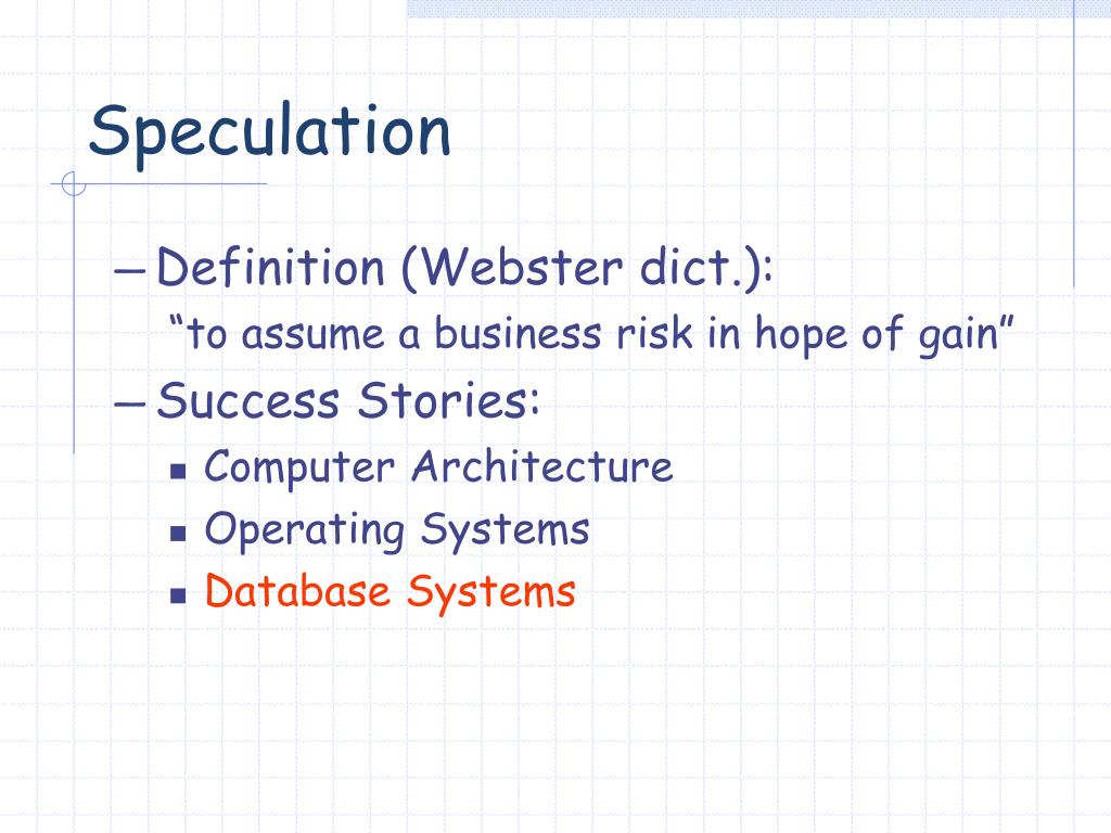 PPT Speculative Query Processing PowerPoint Presentation, free