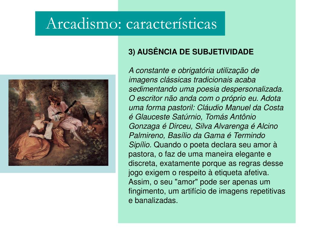 PPT - Literatura Colonial Brasileira: Arcadismo (1768 – 1836 ...