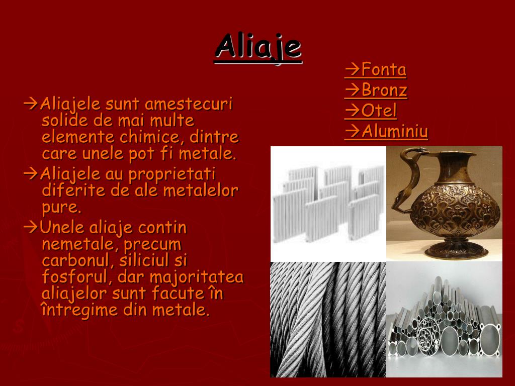 PPT - Aliaje PowerPoint Presentation, free download - ID:5527062