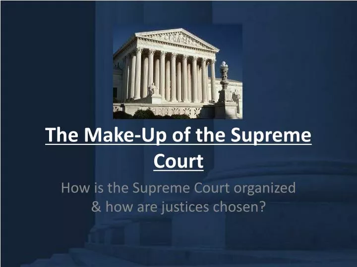 a discussion on the power of the supreme court a discussion on the power of the supreme court
