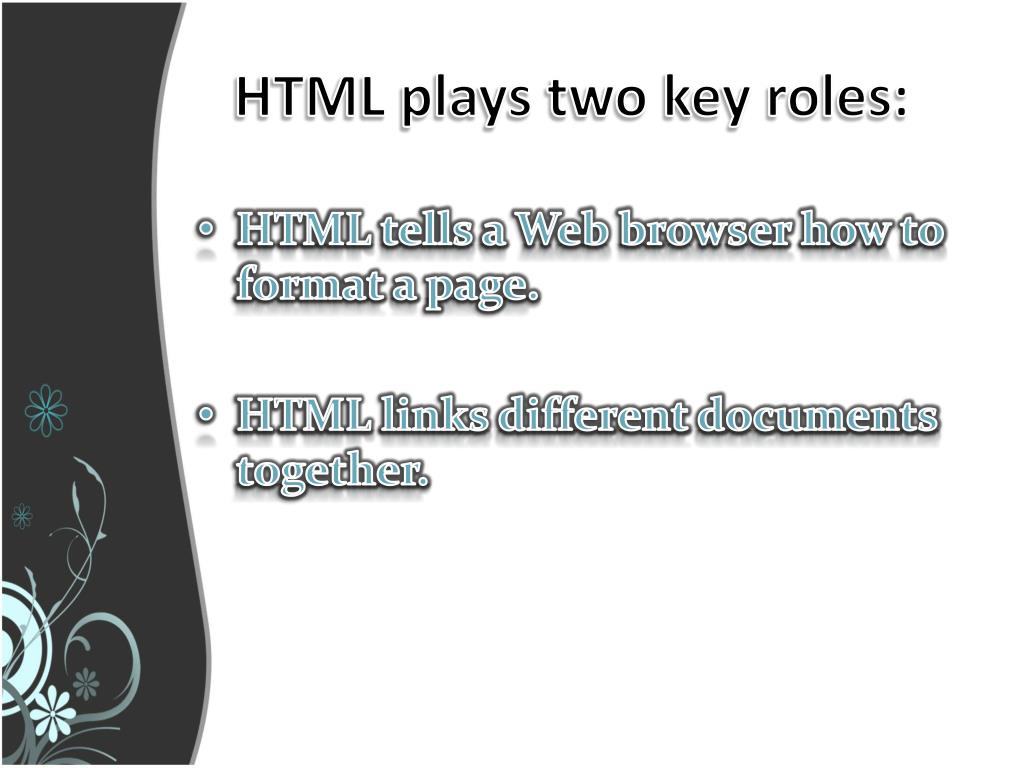 html role attribute presentation