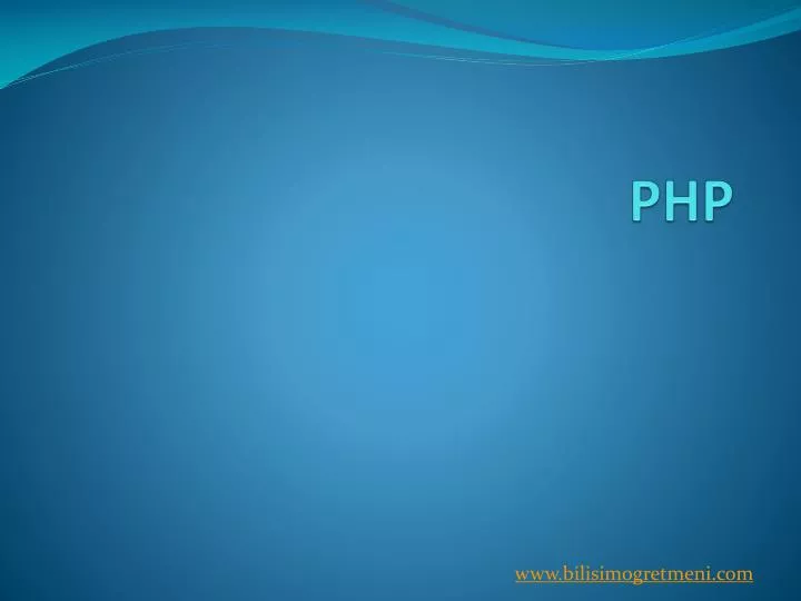 PPT - PHP PowerPoint Presentation, free download - ID:5527844