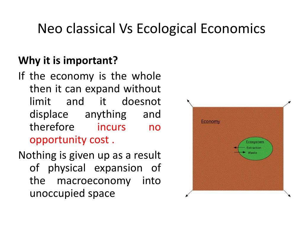 Ecological Economics Vs Neoclassical Welfare Economics