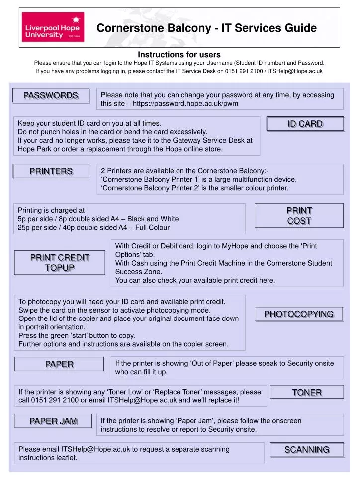 Ppt Cornerstone Balcony It Services Guide Powerpoint